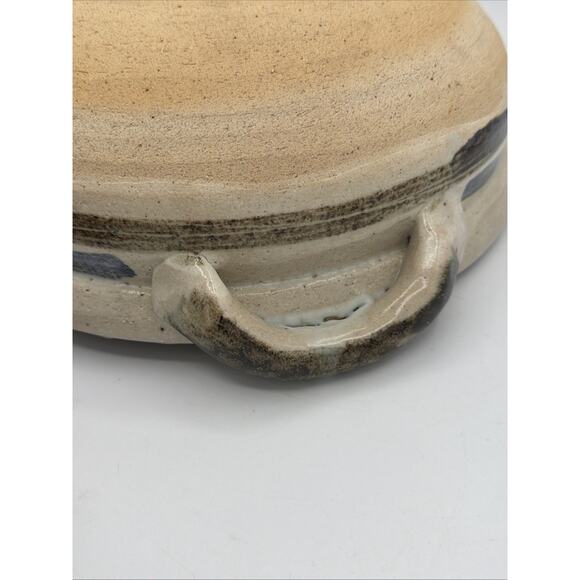 Otagiri "Horizon" 2.5 Quart Covered Casserole MCM Beige Brown Blue - Picture 8 of 11